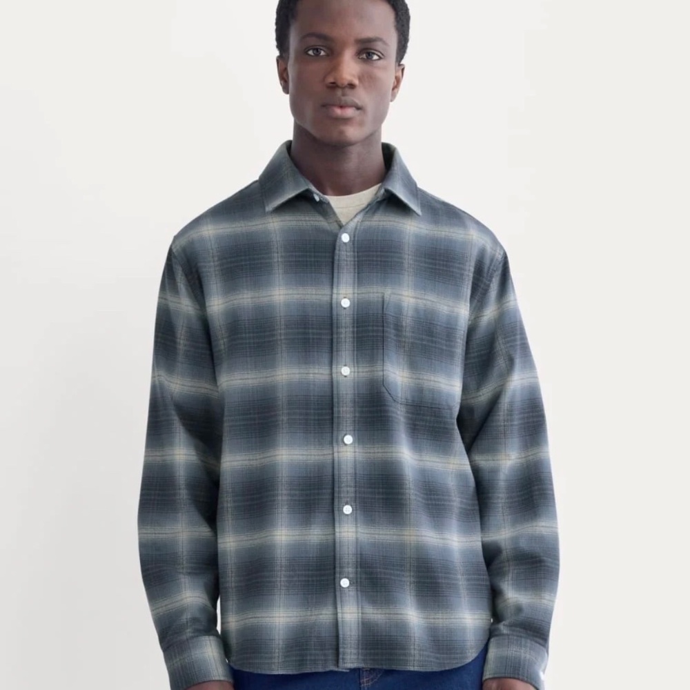 Everlane brushed flannel shirt XXL